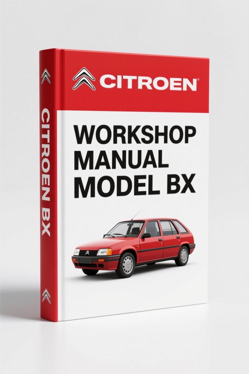 Citroen BX Workshop Manual – 46 Pages of Factory Specs