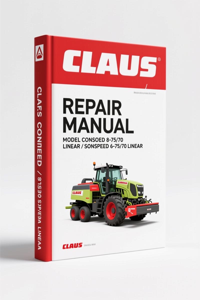 Claas CONSPEED 8-75/70 LINEAR 6-75/70 LINEAR 2011 Repair Manual – Factory OEM Specs