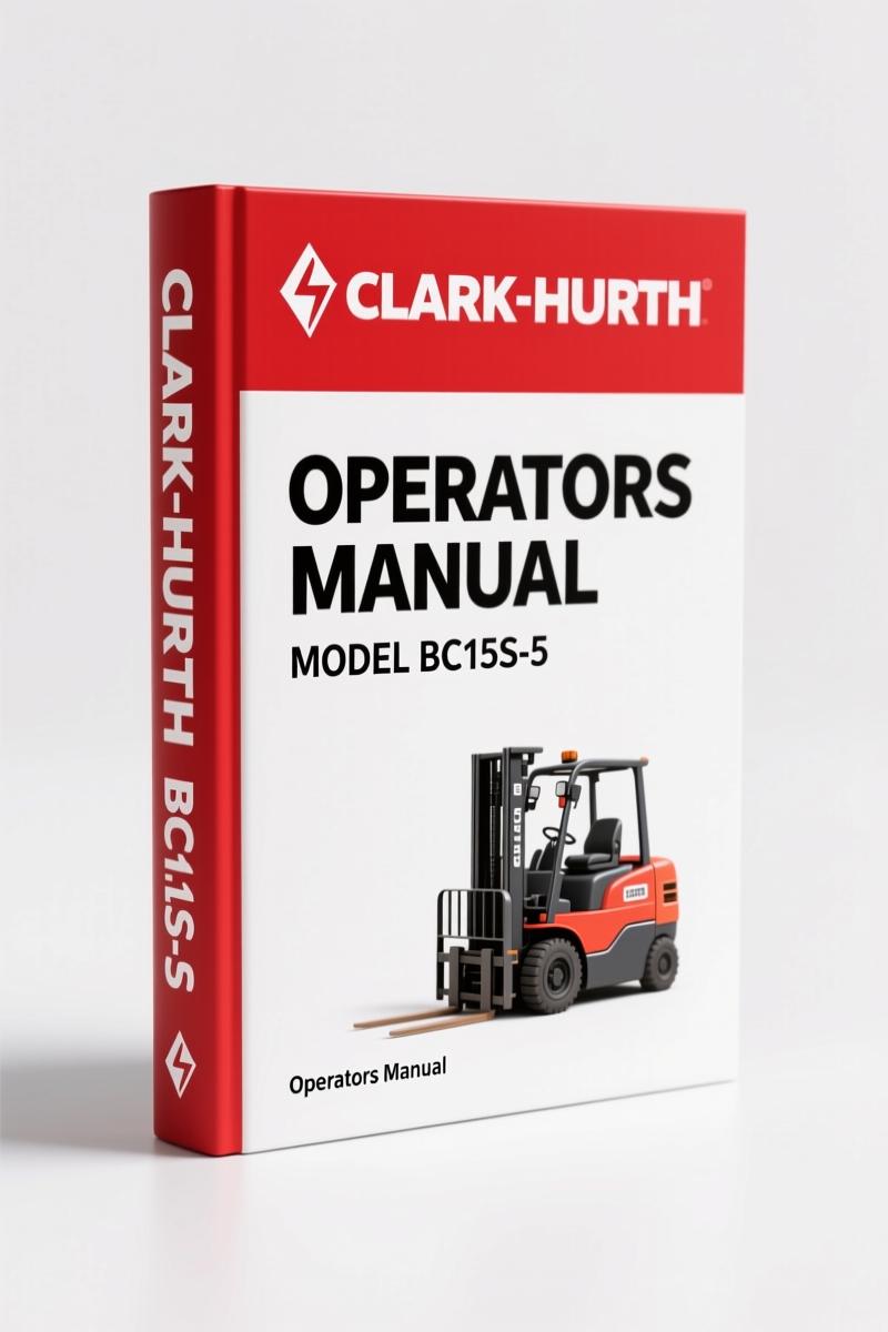 Clark-hurth BC15S-5, BC18S-5, BC20SC-5, B15S-5, B18S-5 Operators Manual (131 Pages)