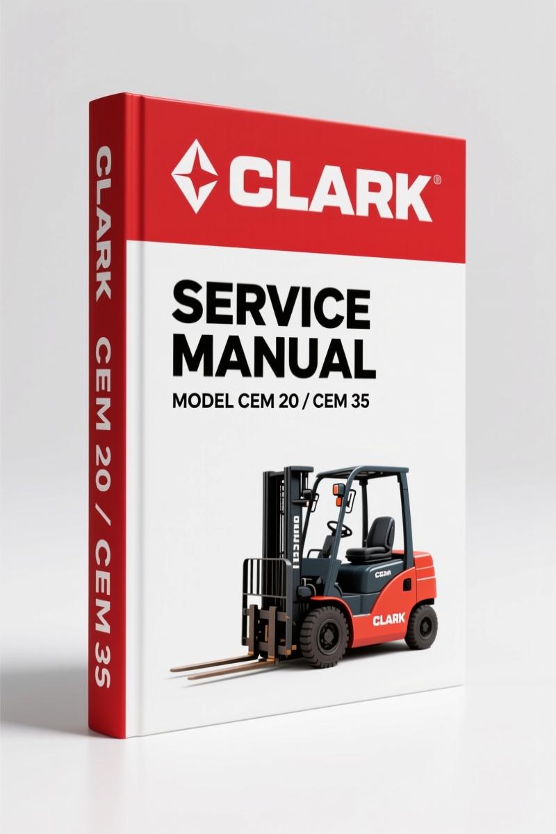 Clark-hurth CEM 20, CEM 35 2001 Service Manual – 338 Pages OEM