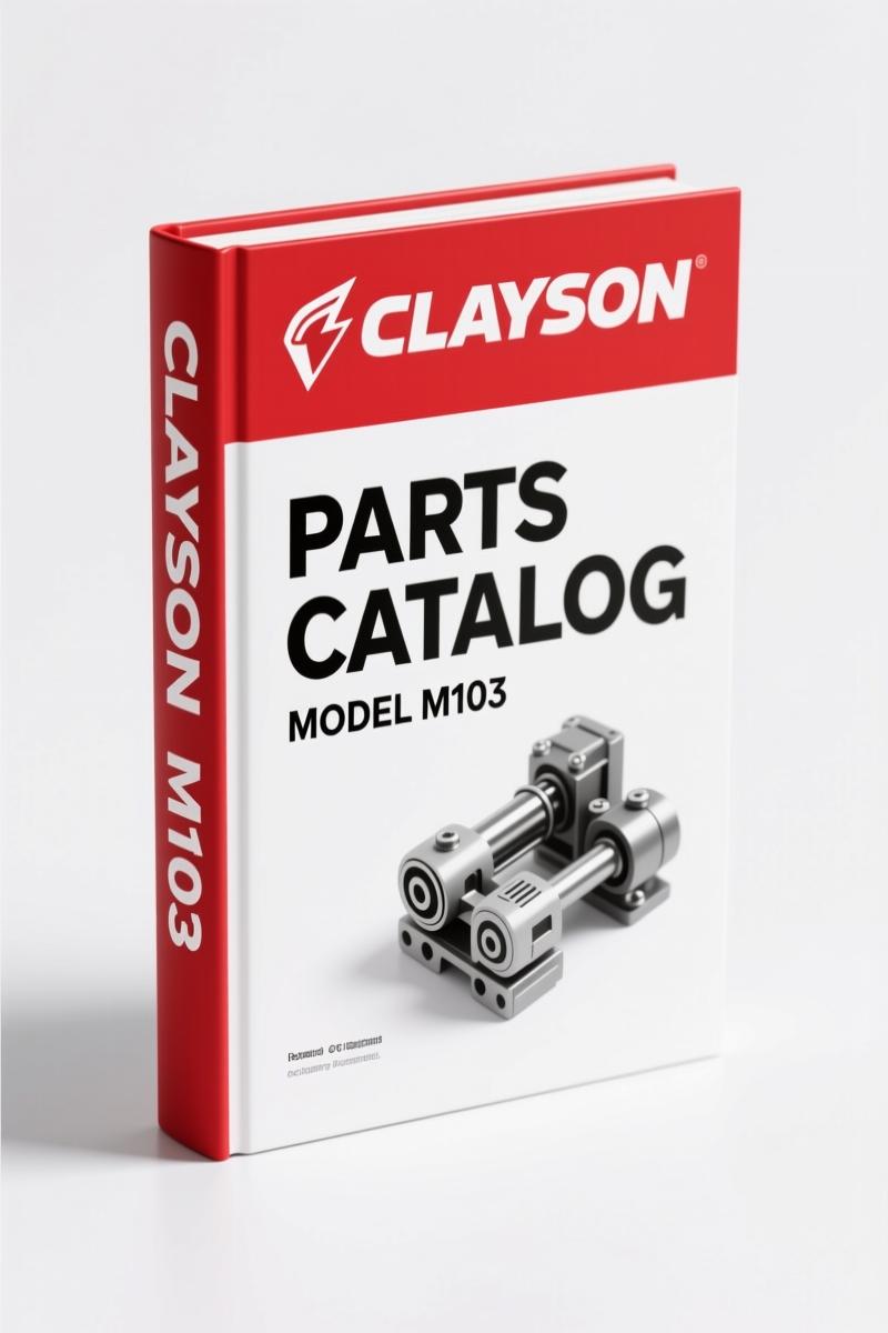 Clayson M103 1988 Parts Catalog – 364 Pages of OEM Part Numbers