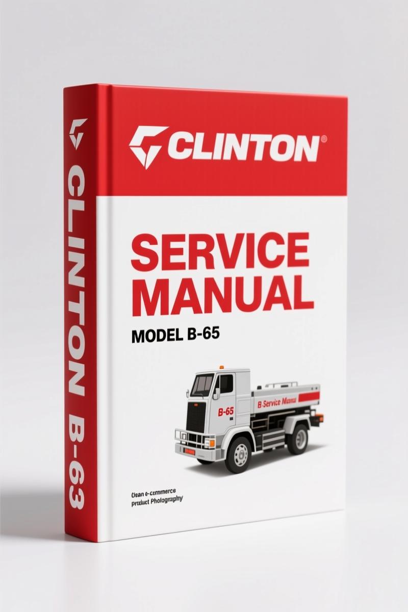Clinton B-65, V500-1000 1979 Service Manual – Factory Specs