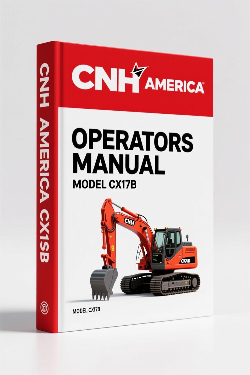 CNH America CX17B 2007 Operators Manual – Factory Specs & Safety