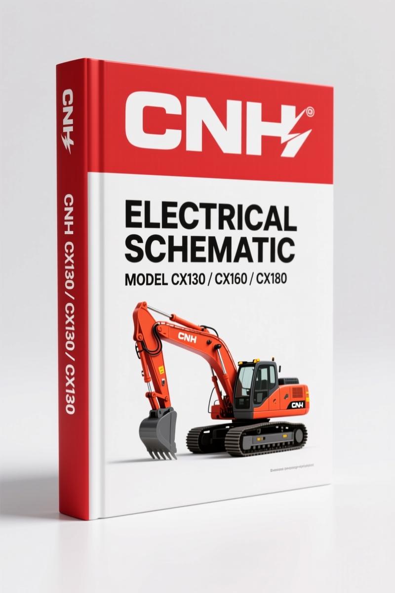 CNH CX130, CX160, CX180 2005 Electrical Schematic – 198 Pages