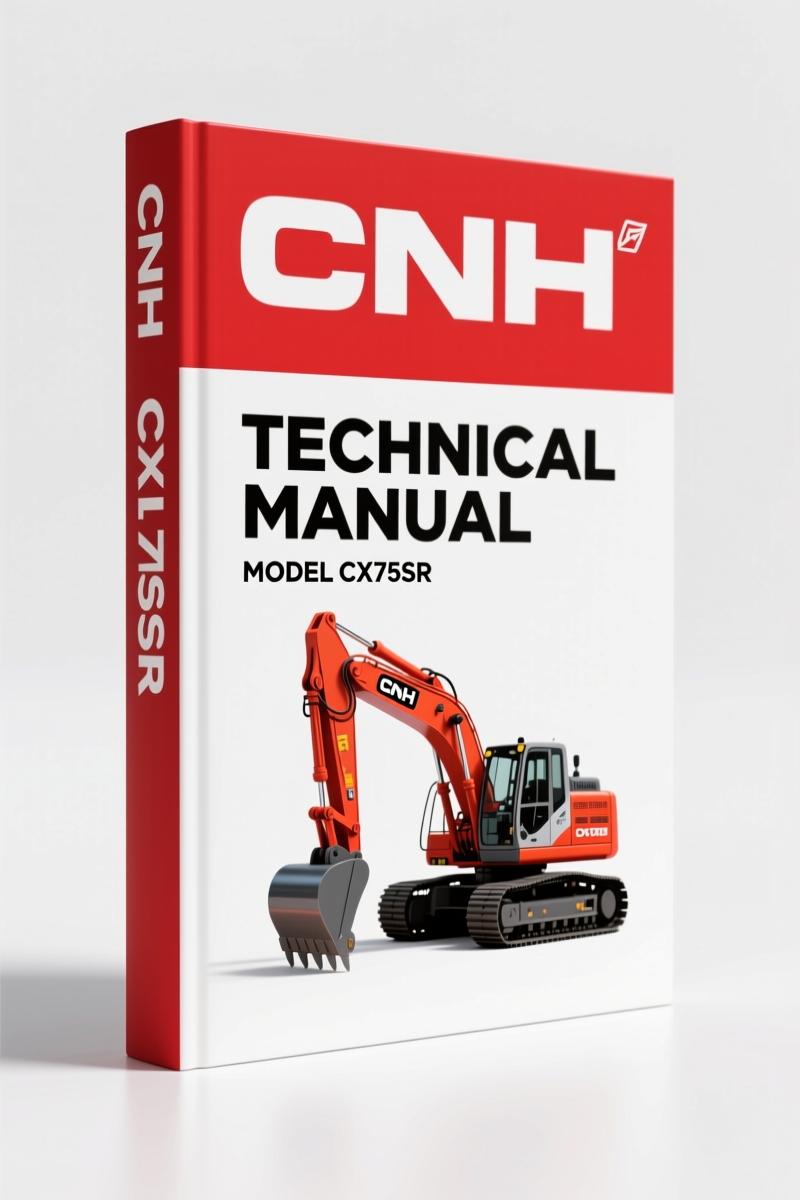 CNH CX75SR 2002 Technical Manual – Factory Torque & Hydraulic Specs
