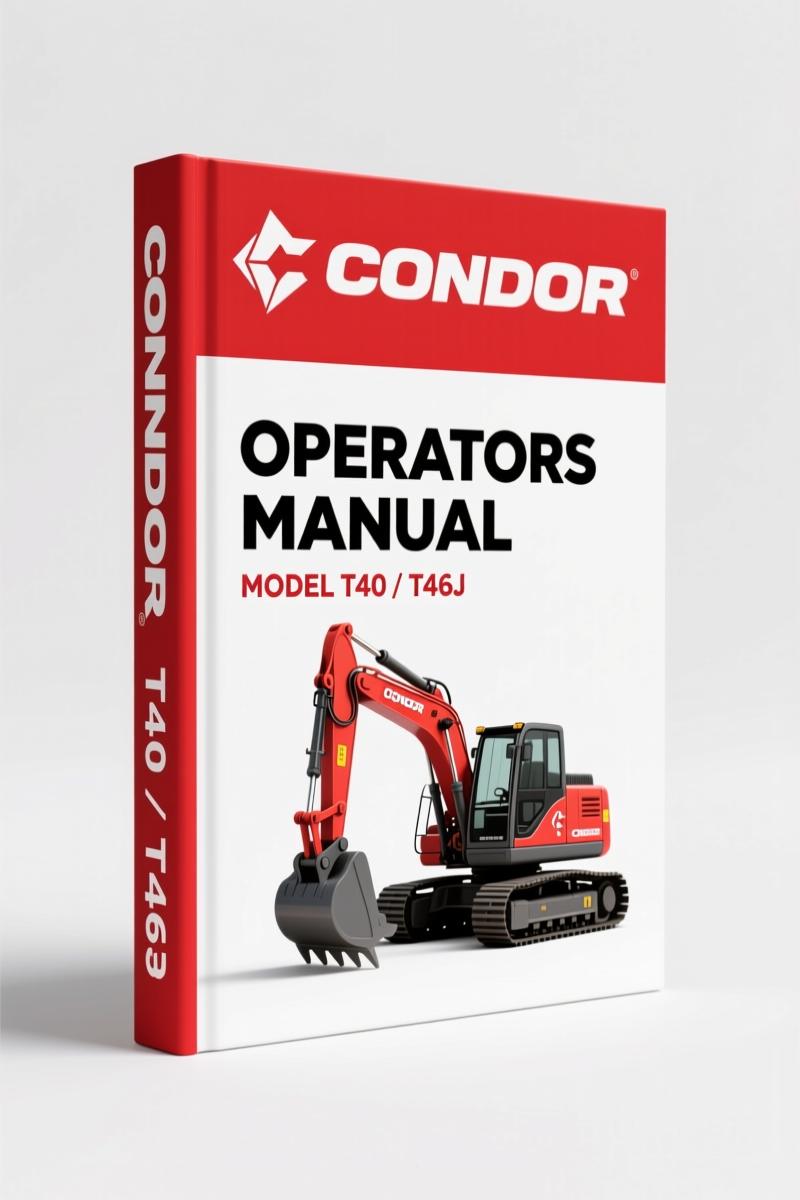 Condor T40, T46J 1998 Operators Manual – OEM Factory Specs