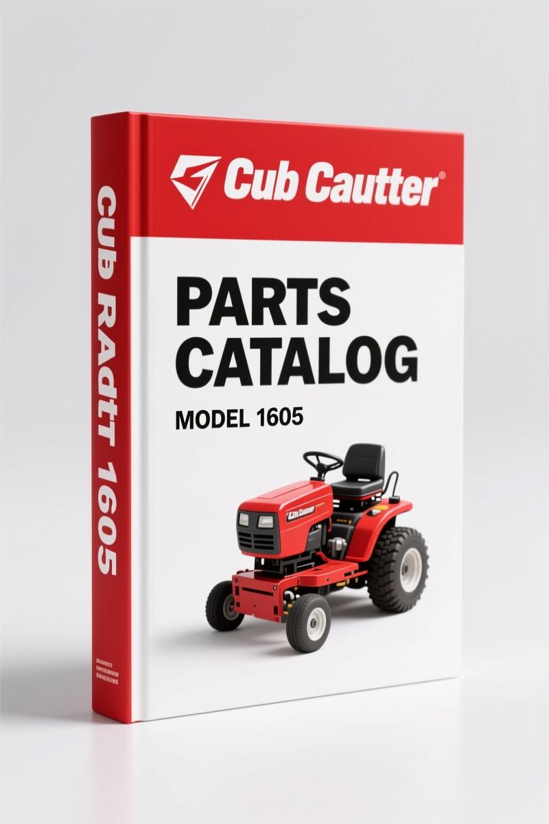 Cub Cadet 1605 Parts Catalog – 70 Pages of OEM Exploded Views & Part Numbers