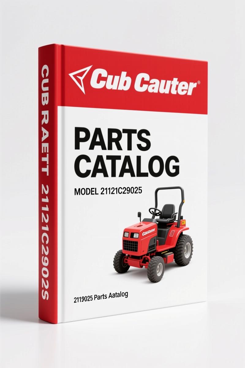 Cub Cadet 21121C29025 Parts Catalog – 73 Pages of OEM Part Numbers