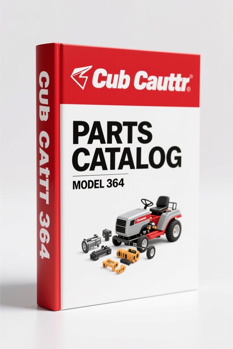 Cub Cadet 364 Parts Catalog – 43 Pages of OEM Exploded Views and Part Numbers