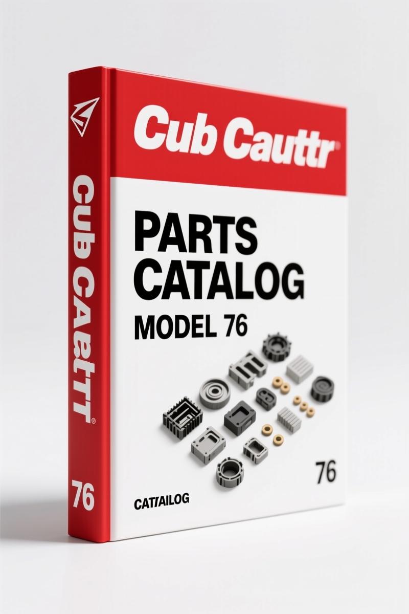 Cub Cadet 76 Parts Catalog – 60 Pages of OEM Part Numbers