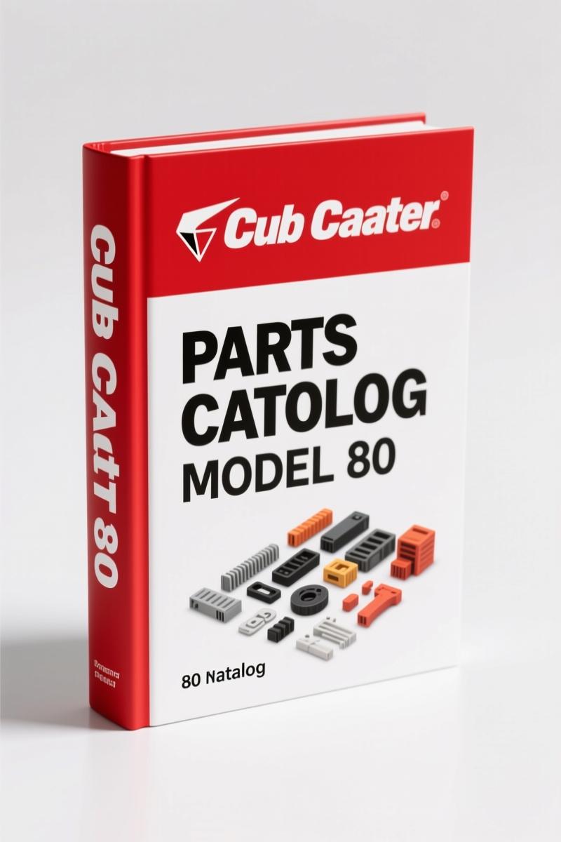 Cub Cadet 80 Parts Catalog – 62 Pages of OEM Part Numbers and Exploded Views