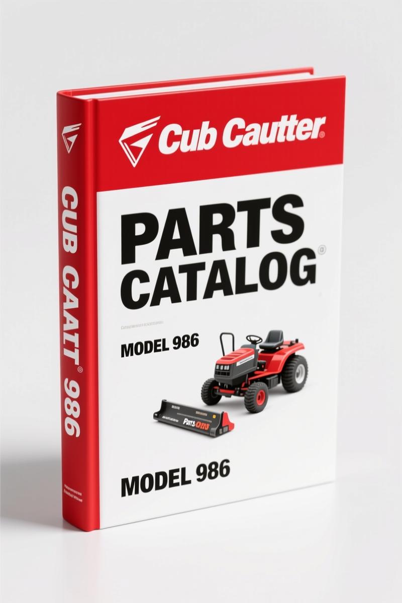 Cub Cadet 986 Parts Catalog – 128 Pages of OEM Part Numbers