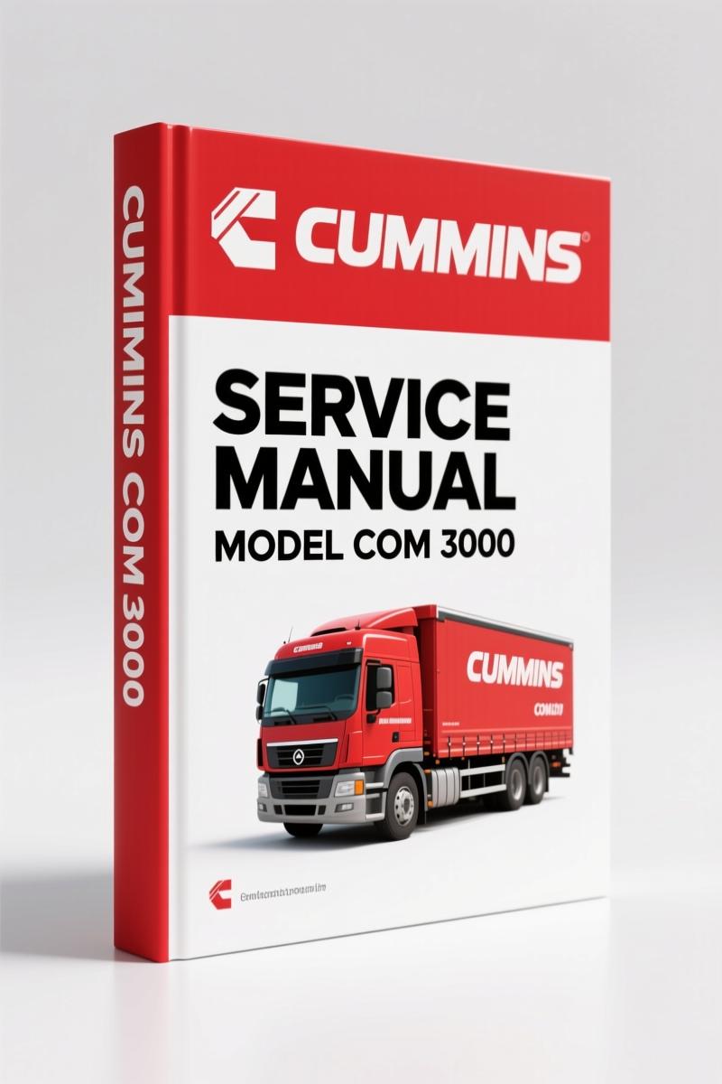 Cummins COM 3000 Service Manual – Factory Specs for Engine & Machine