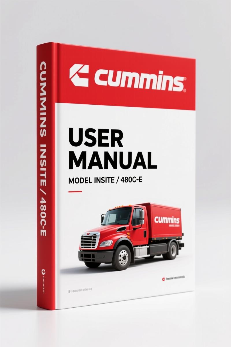 Cummins INSITE, 480C-E User Manual – Factory Diagnostic Software Guide