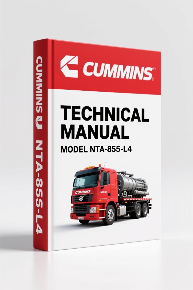 Cummins NTA-855-L4 1986 Technical Manual – 252-Page OEM Specs
