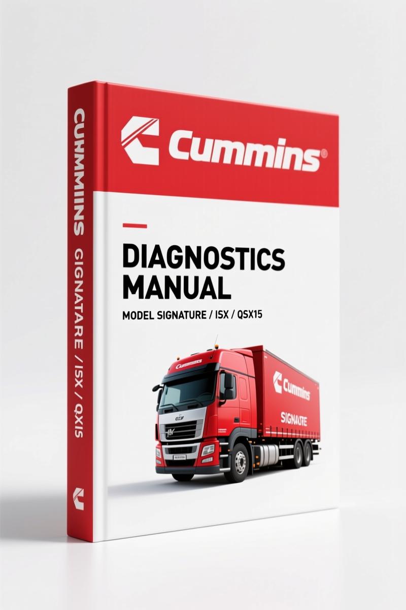 Cummins QSX15, ISX, Signature 2001 Diagnostics Manual – 866 Pages