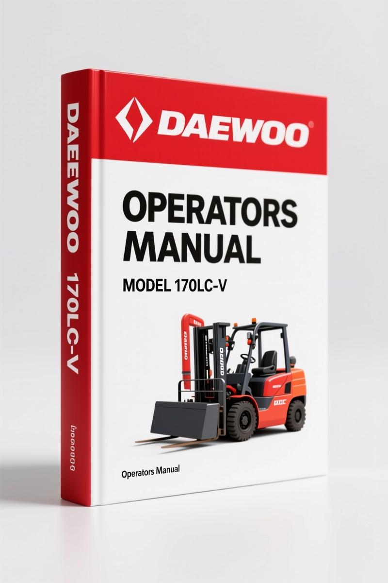 Daewoo 170LC-V 2000 Operators Manual – Factory OEM Doc