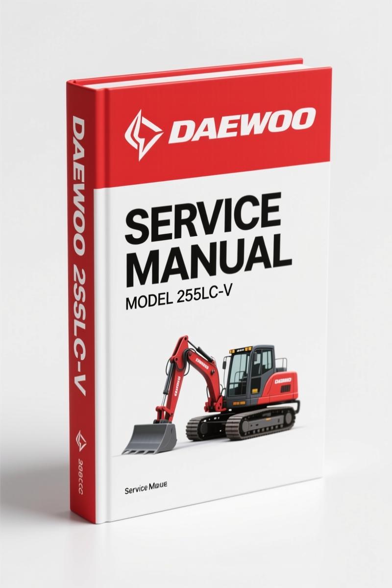 Daewoo 255LC-V 2002 Service Manual – 238 Pages Factory Specs