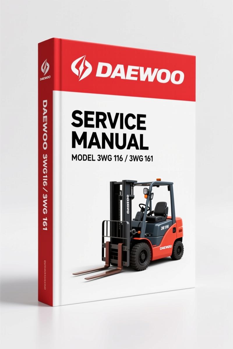 Daewoo 3WG 116, 3WG 161 2004 Service Manual – 58 Pages of Factory Specs