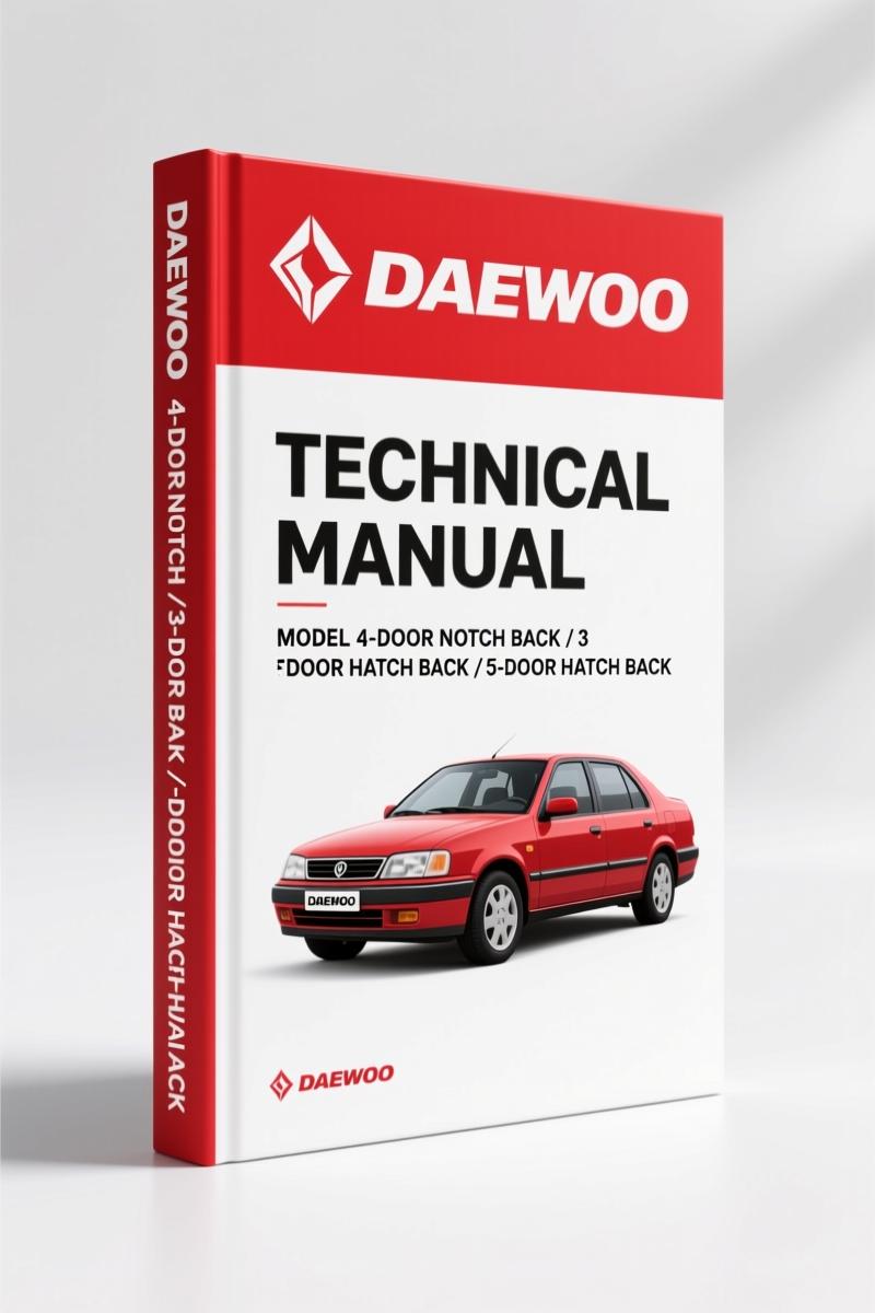 Daewoo 4-Door Notch Back, 3-Door, 5-Door Technical Manual