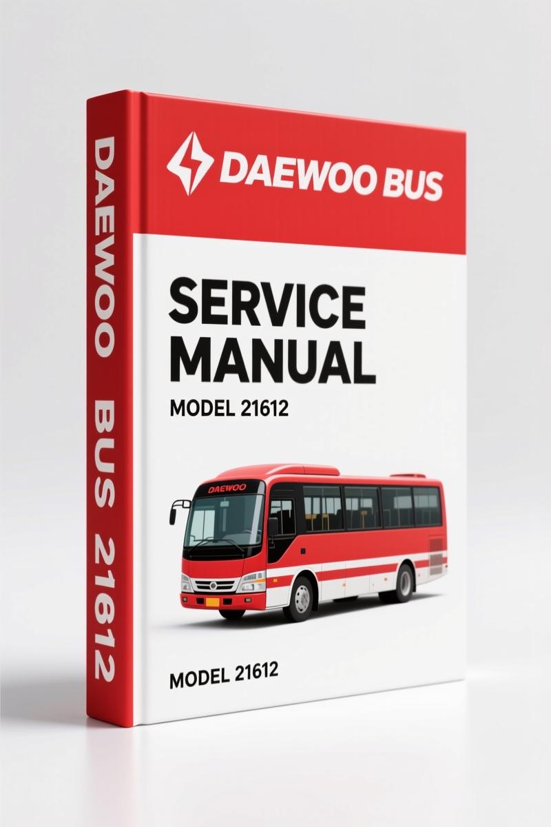 Daewoo BUS 21612 Service Manual – Factory Specs for Chassis Systems