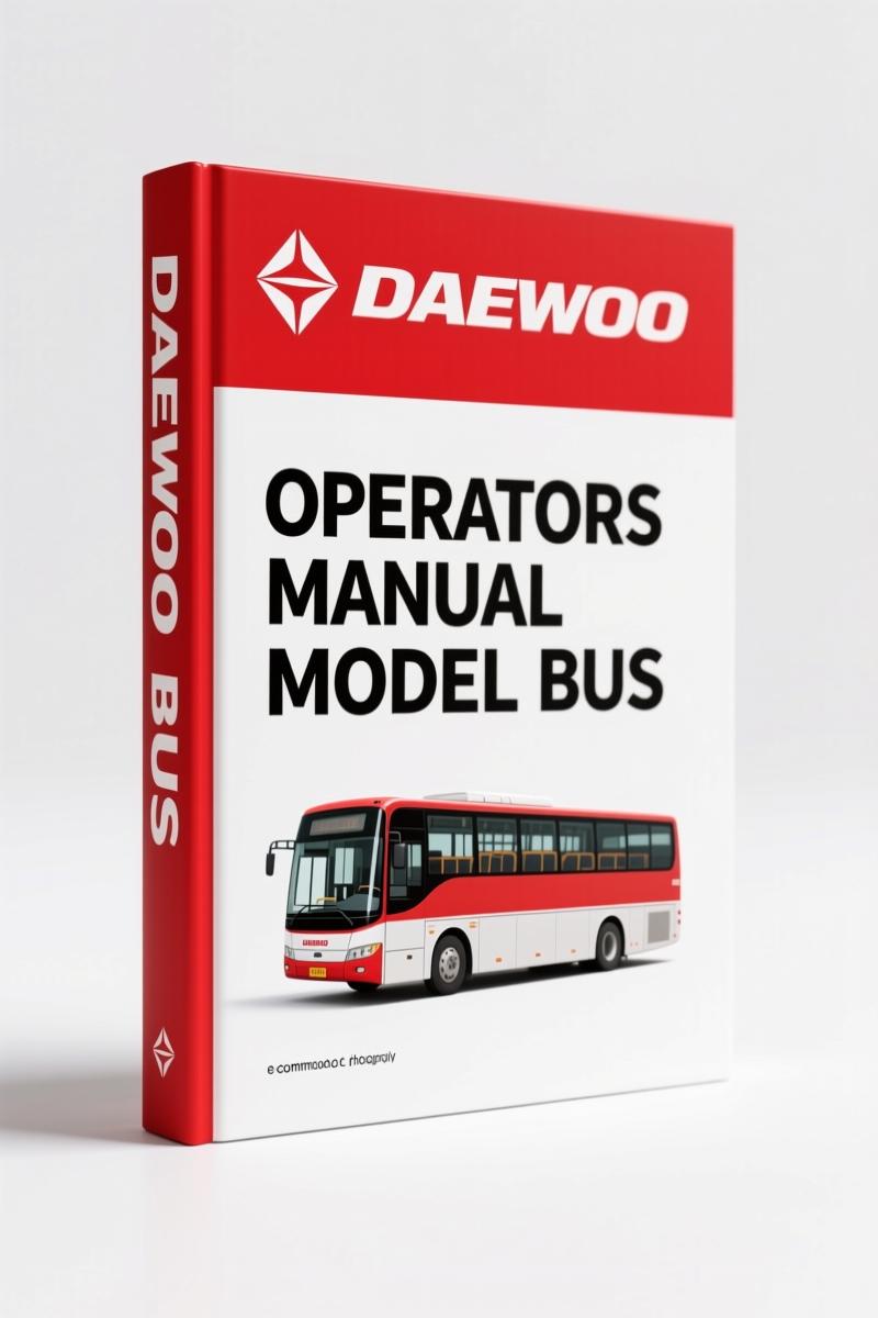 Daewoo BUS Operators Manual – Factory Maintenance and Fluid Specs