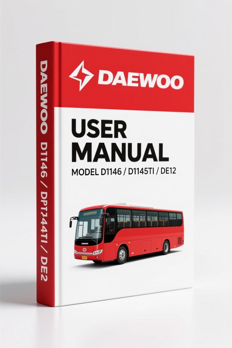 Daewoo DE12, DE12T, DE12TI, D1146, D1146TI User Manual – 261 Pages