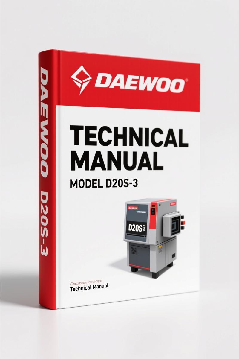 Daewoo D20S-3 - D33S-3 2004 Service Manual