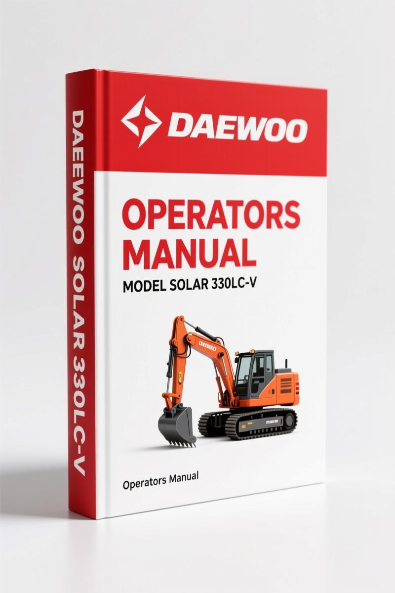 Daewoo Solar 330LC-V 1998 Operators Manual – OEM Specifications