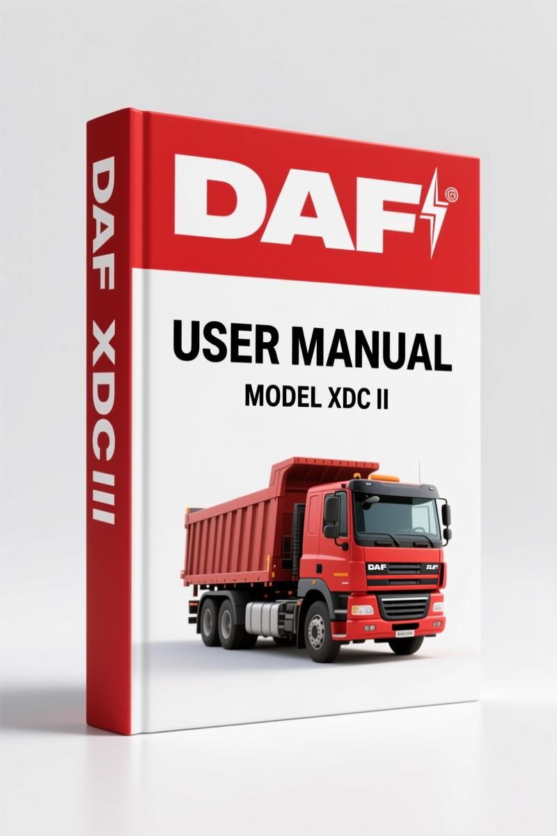 DAF XDC II 2008 User Manual – Factory Diagnostic Tool Operation