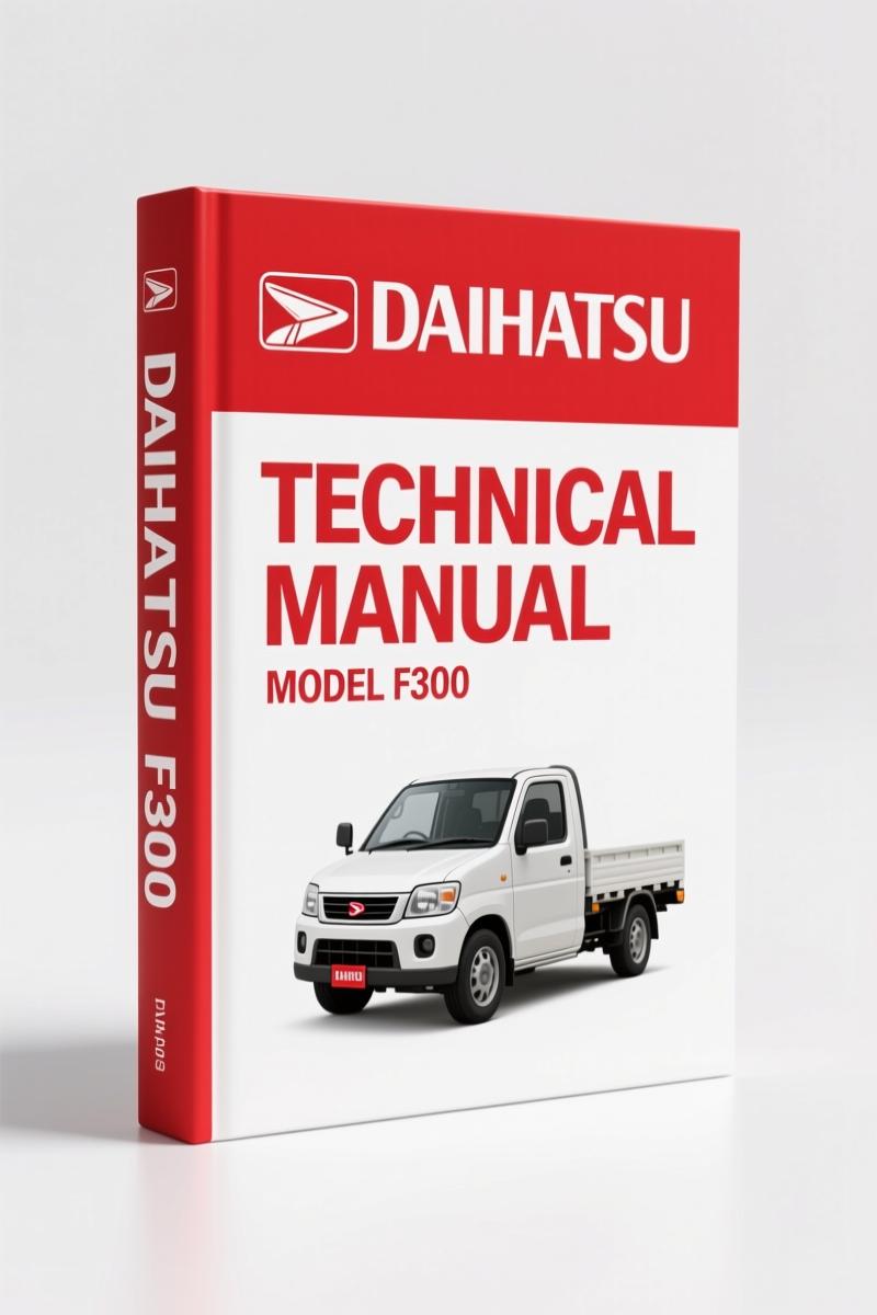 Daihatsu F300 Technical Manual – Emission Control Systems Factory Specs