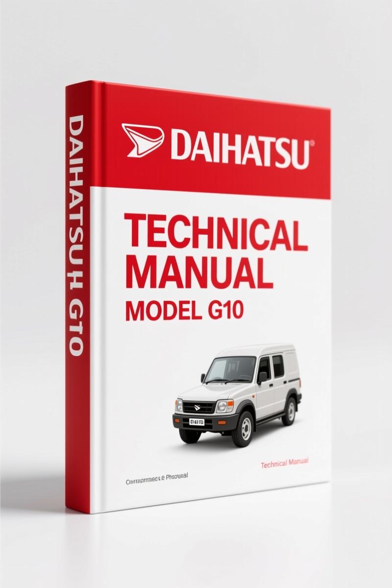 Daihatsu G10 1978 Technical Manual – Factory Specs for Charade