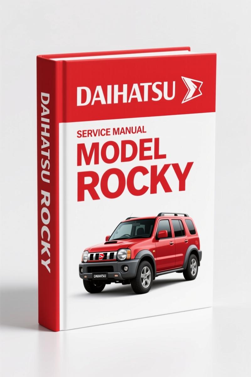 Daihatsu ROCKY 1992 Service Manual – 1328 Pages Factory Procedures