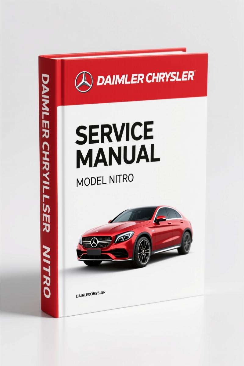 Daimlerchrysler Nitro 2007 Service Manual – OEM Brake & ESP Data