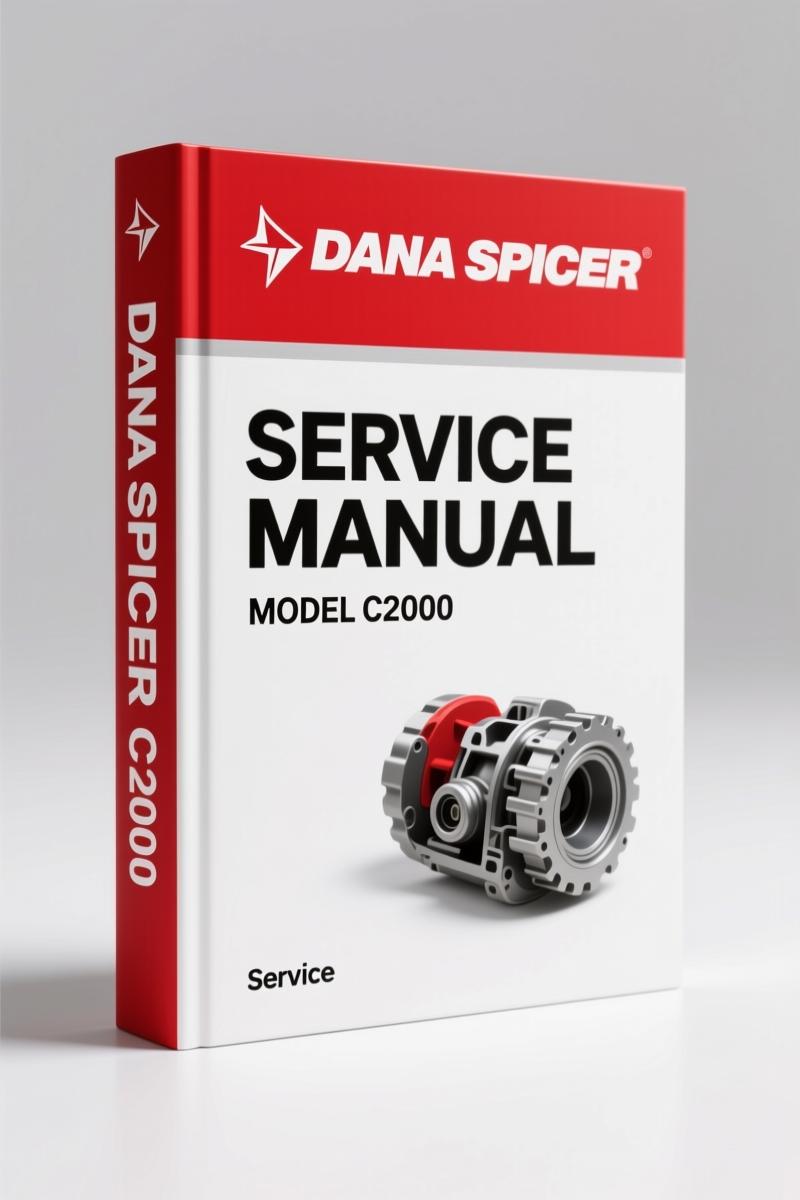 Dana Spicer C2000 2000 Service Manual – 38 Pages OEM Torque Converter Specs