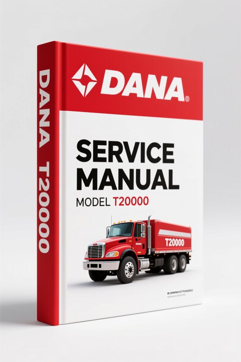 Dana Spicer T20000 1990 Service Manual – Official Factory Document