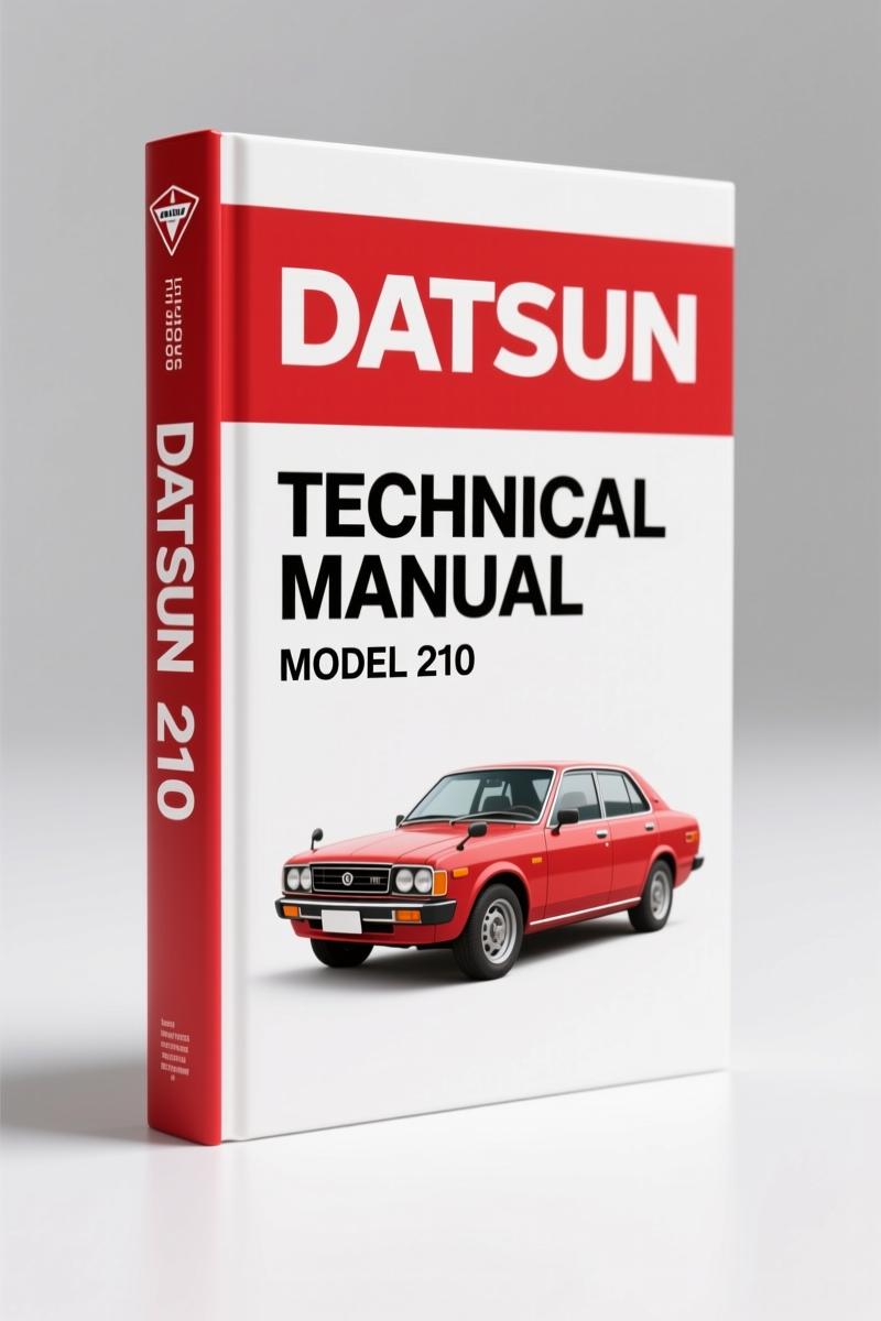 Datsun 210 1972 Technical Manual – OEM Bulletin Collection 1969-1972