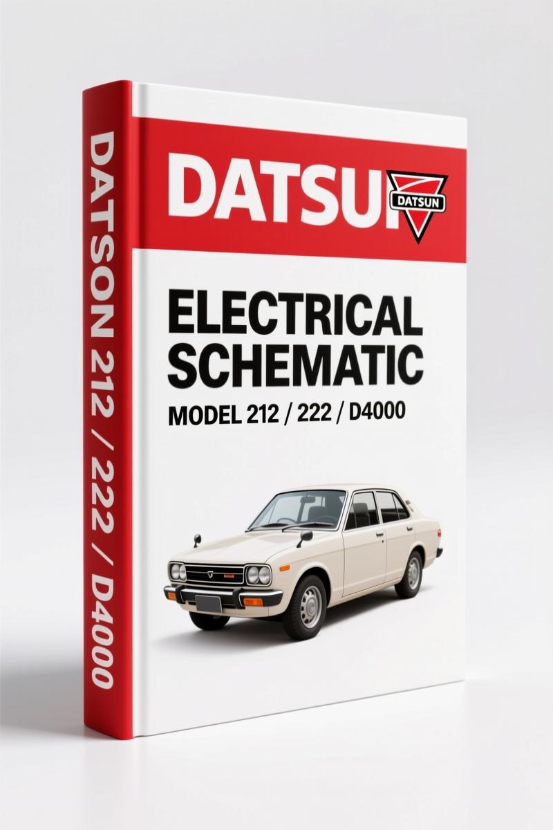 Datsun 212, 222, D4000 Electrical Schematic – 90-Page Factory Wiring Guide
