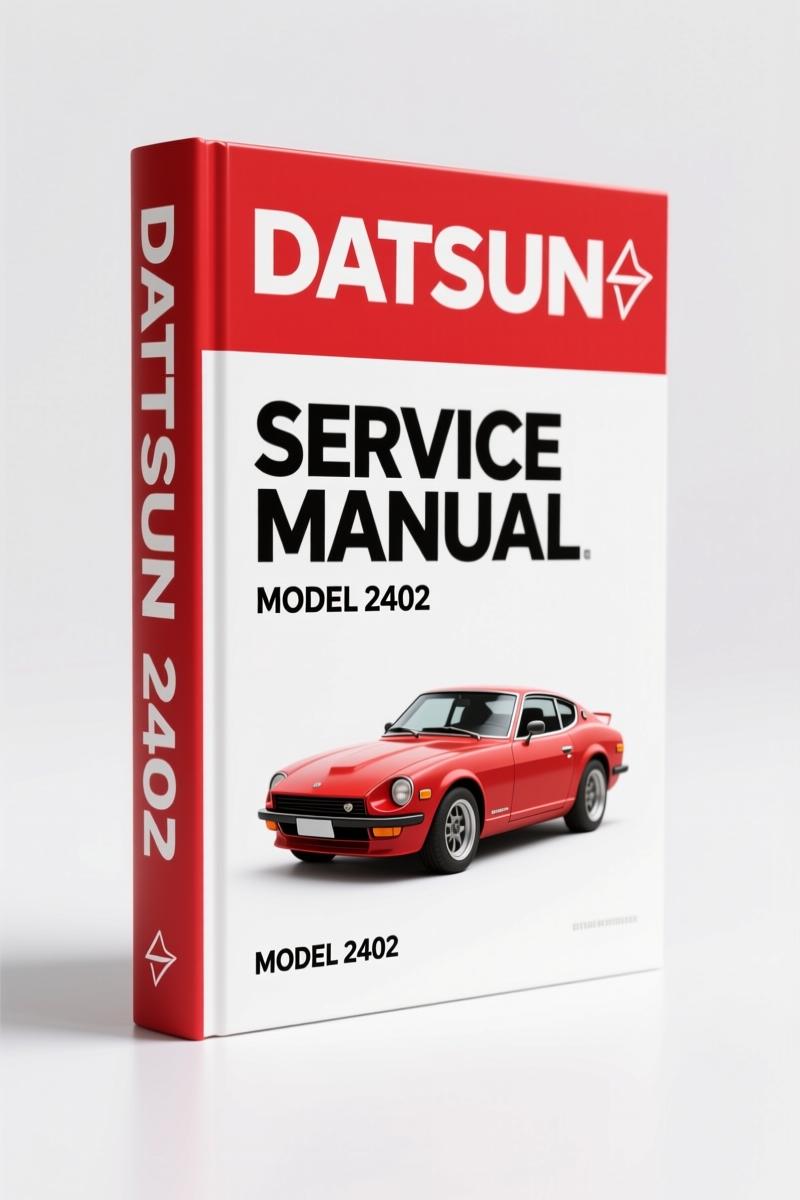 Datsun 240Z Service Manual – 132 Pages OEM Specs