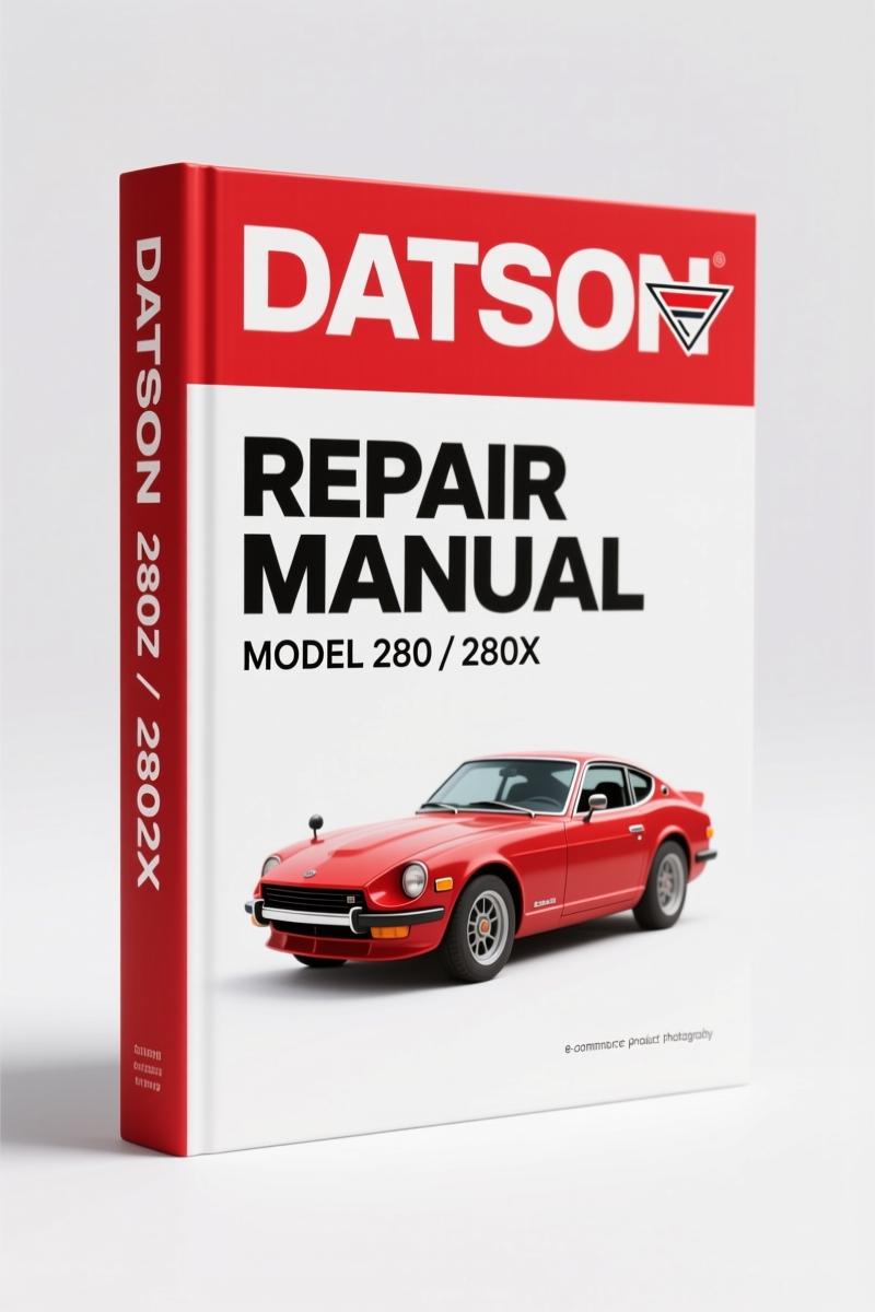 Datsun 280Z, 280ZX 1972 Repair Manual – Factory Specs for 250 Pages