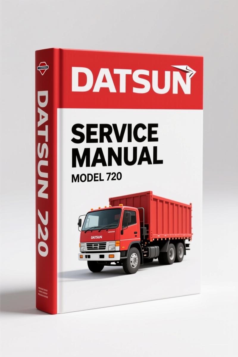 Datsun 720 1981 Service Manual – 111-Page OEM Factory Specs