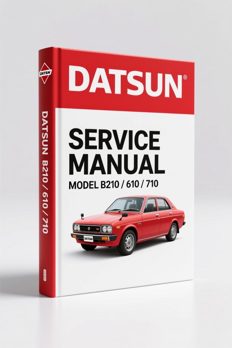 Datsun 610, B210, 710 1978 Service Manual – Factory Specs & Repairs
