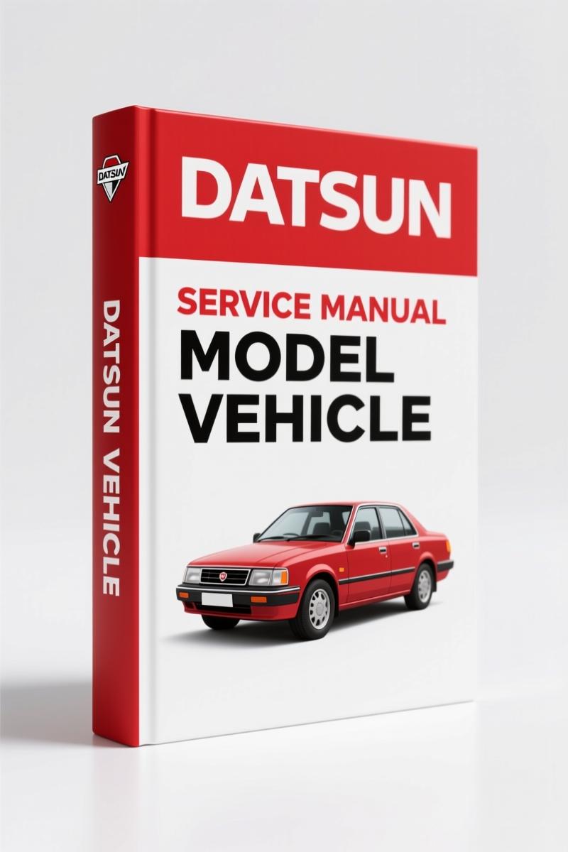 Datsun Vehicle 1984 Service Manual – Factory Maintenance Schedule, 140 Pages