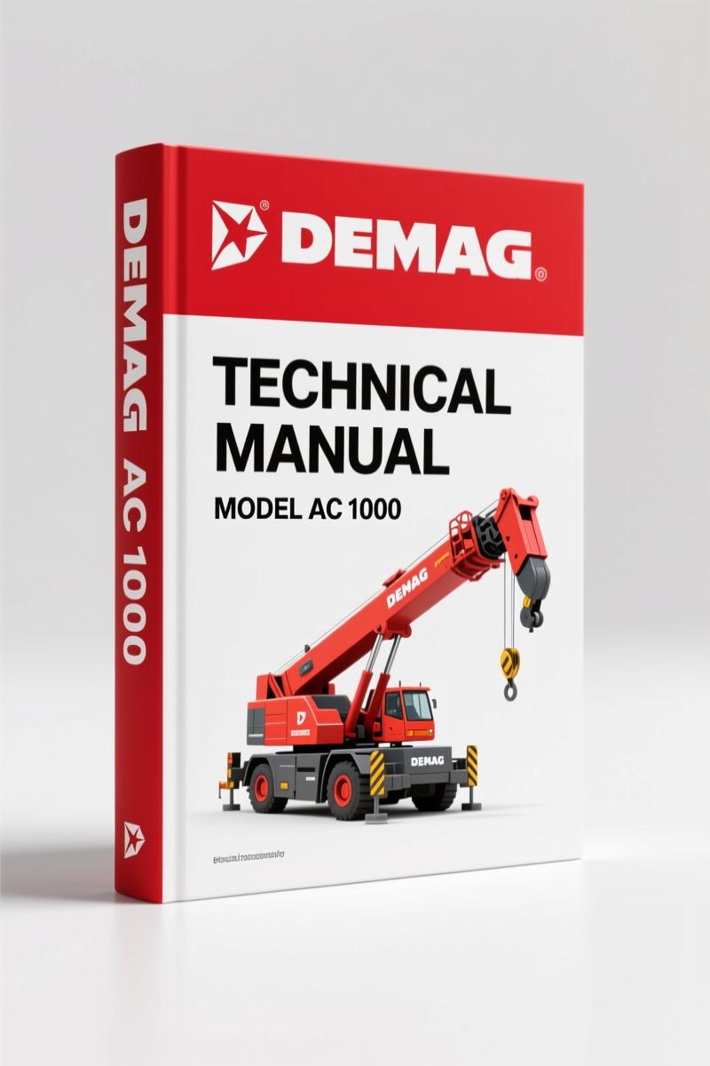 Terex Demag AC 1000 Technical Manual (118 Pages)