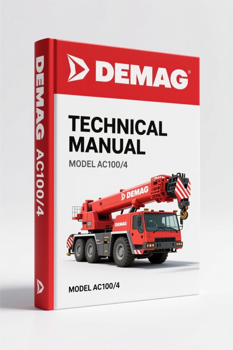 Terex Demag AC100/4 Technical Manual – 40 Pages OEM Specs