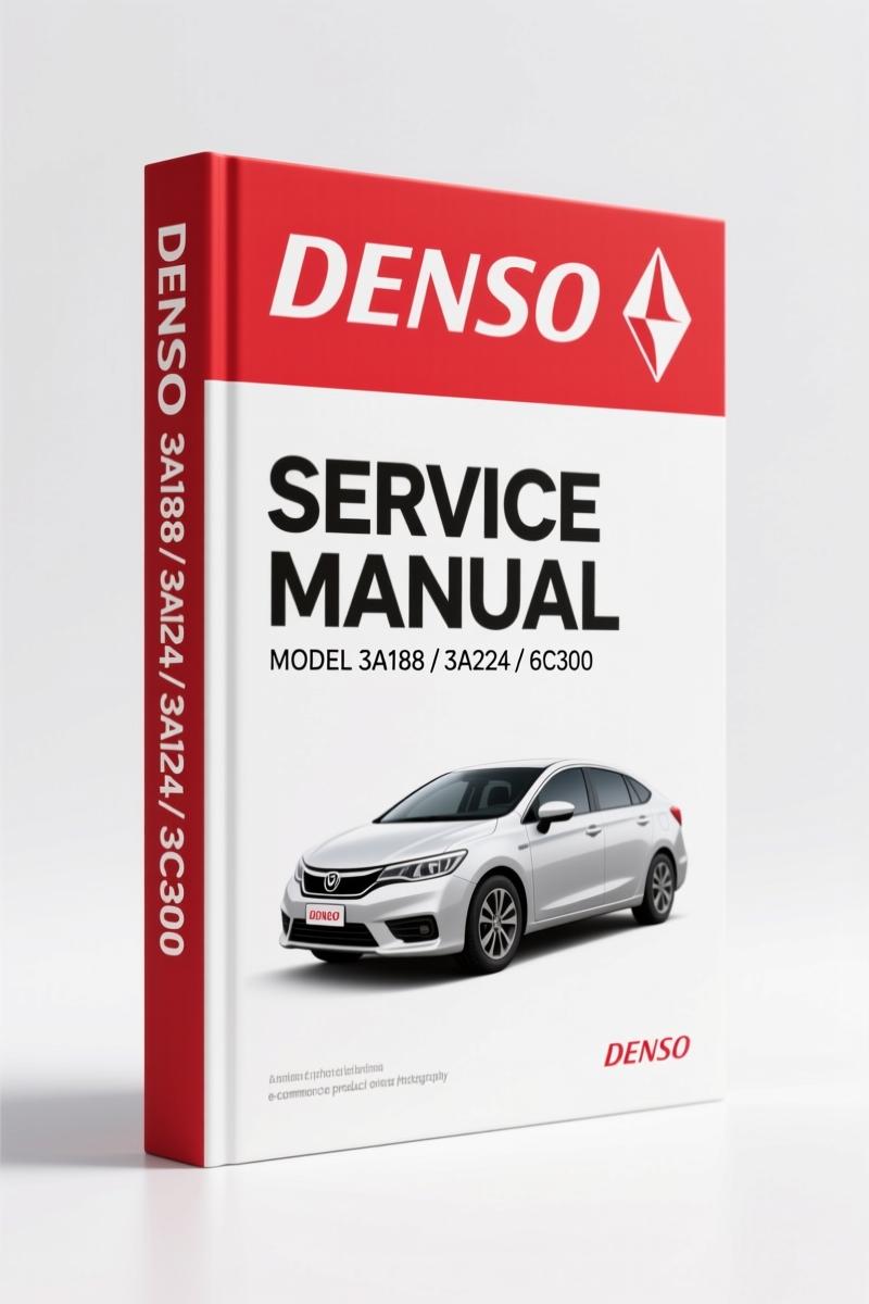 Denso 3A188, 3A224, 6C300, 6C500, 2M110 Service Manual – Factory AC Compressor Specs