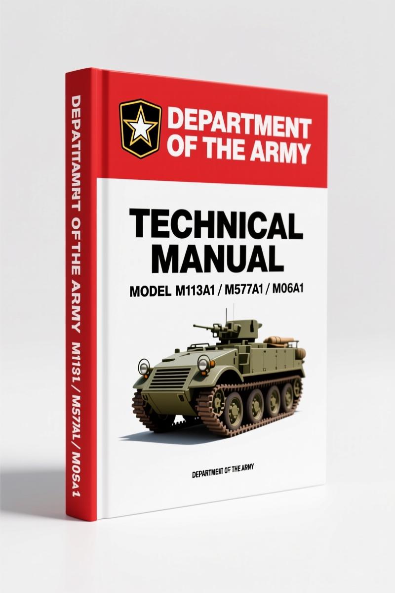 M113A1, M577A1, M06A1, M125A1, M132A1 1985 Technical Manual