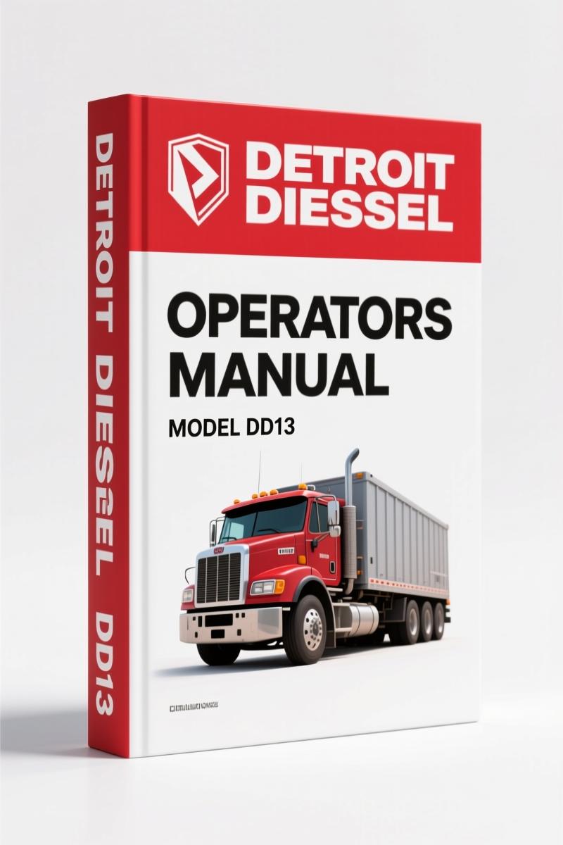 Detroit Diesel DD13 2009 Operators Manual – OEM Safety & Maintenance