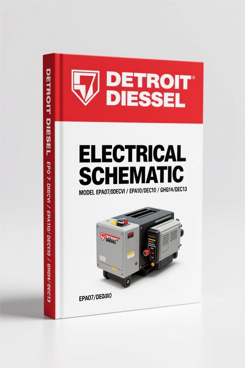 Detroit Diesel EPA07_DDECVI, EPA10_DDEC10, GHG14_DDEC13, GHG17_DDEC13 2016 Electrical Schematic
