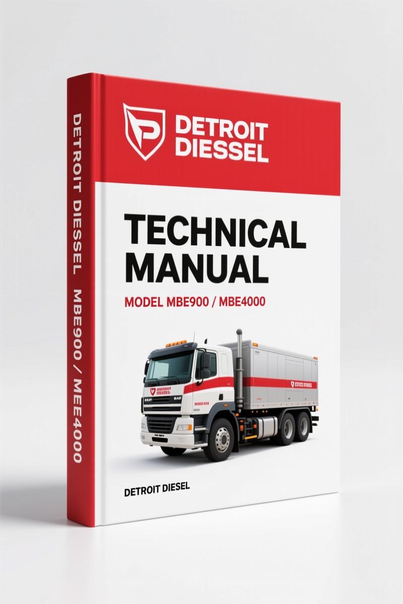 Detroit Diesel MBE900, MBE4000 2004 Technical Manual – Factory Specs